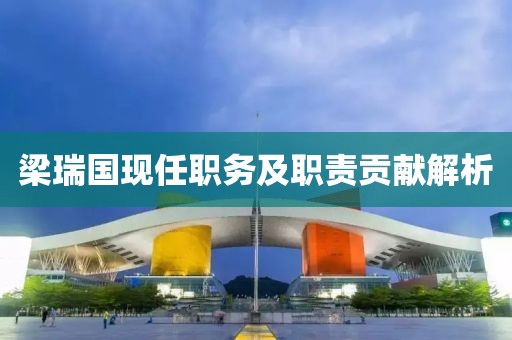 梁瑞國現(xiàn)任職務(wù)及職責(zé)貢獻(xiàn)解析