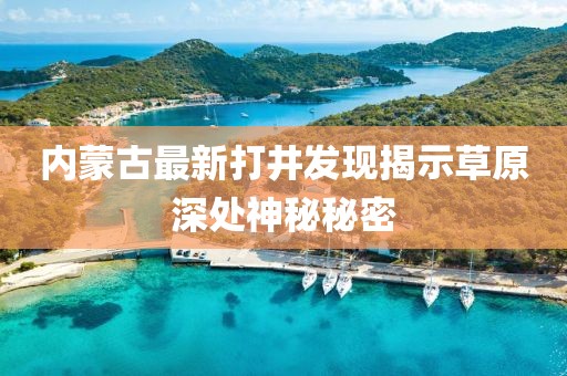 內(nèi)蒙古最新打井發(fā)現(xiàn)揭示草原深處神秘秘密