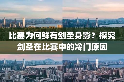 比賽為何鮮有劍圣身影？探究劍圣在比賽中的冷門原因