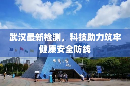武漢最新檢測，科技助力筑牢健康安全防線