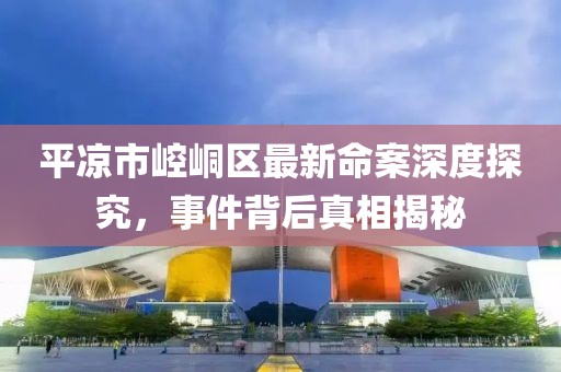平?jīng)鍪嗅轻紖^(qū)最新命案深度探究，事件背后真相揭秘