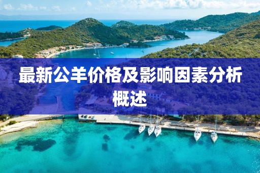 最新公羊價(jià)格及影響因素分析概述