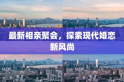 最新相親聚會，探索現(xiàn)代婚戀新風(fēng)尚