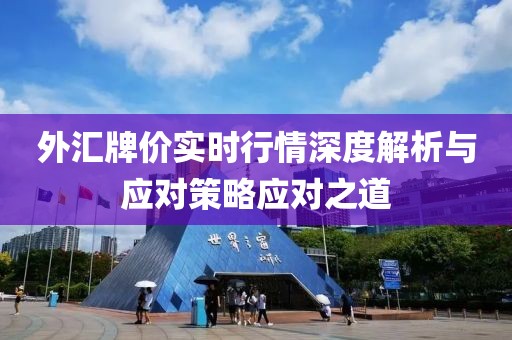 外匯牌價實時行情深度解析與應(yīng)對策略應(yīng)對之道